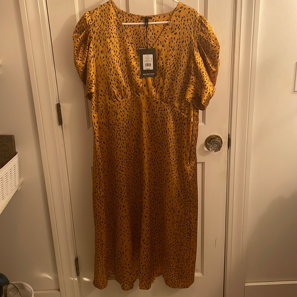 Satin Midi Dress